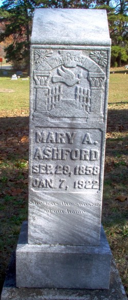 Mary A. <I>Walker</I> Ashford 