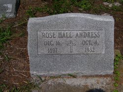Rose M. <I>Hall</I> Andress 