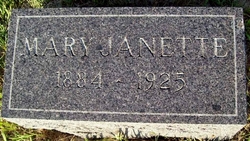 Mary Janette <I>Thayer</I> Jones 