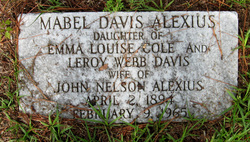 Mabel <I>Davis</I> Alexius 