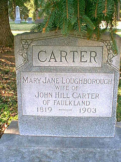Mary Jane <I>Loughborough</I> Carter 