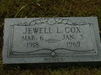 Jewell L. <I>Due</I> Cox 