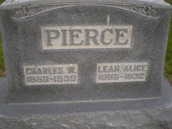 Leah Alice <I>Strohl</I> Pierce 