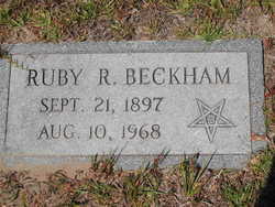 Ruby <I>Rutledge</I> Beckham 
