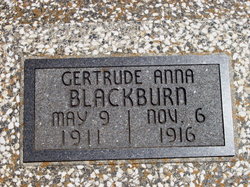 Gertrude Anna Blackburn 