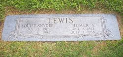 Louise <I>Snyder</I> Lewis 
