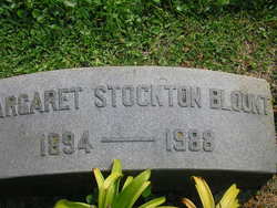 Margaret <I>Stockton</I> Blount 