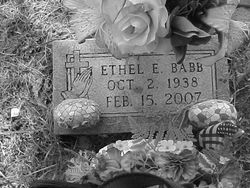 Ethel Eileen <I>Brown</I> Babb 