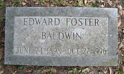Edward Foster “Salty” Baldwin 