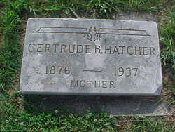 Aurora Gertrude Belle <I>Martin</I> Hatcher 