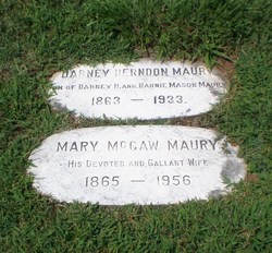 Mary <I>McCaw</I> Maury 