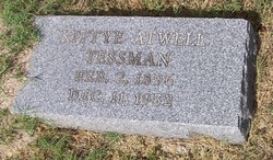 Kittye <I>Atwell</I> Tessman 