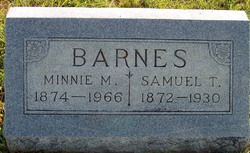 Minnie Mae <I>Stone</I> Barnes 