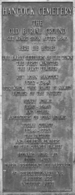 Rev John Hancock Jr.