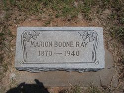Marion Boone Ray 