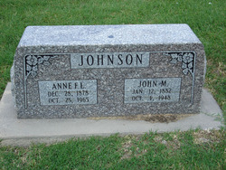 Anne Faux “Annie” <I>Longson</I> Johnson 