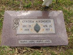 Cynthia “Cindy” Ainsworth 