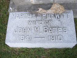 Martha Talbot “Mattie” <I>Prewitt</I> Bates 