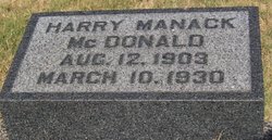 Harry Manack McDonald 