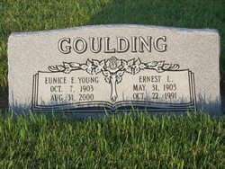 Eunice Elnor <I>Young</I> Goulding 