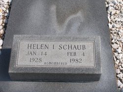Helen Izola <I>Goben</I> Schaub 