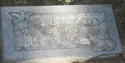 Irene W Cates 