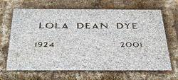 Lola Dean <I>Stigleman</I> Dye 