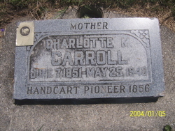 Charlotte “Lottie” <I>Moulton</I> Carroll 