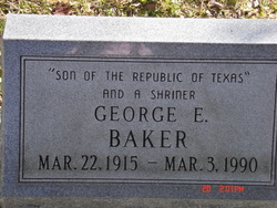 George Edward Baker 