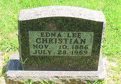 Edna Lee <I>Nickell</I> Christian 