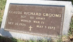 Sgt Claude Richard “Duke” Grooms 
