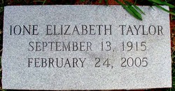Ione Elizabeth Taylor 