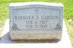 Barbara Jeanne <I>Fryar</I> Carson 