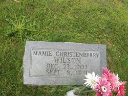 Mamie <I>Christenberry</I> Wilson 