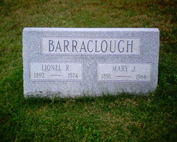 Mary Josephine “Mamie” <I>Johncour</I> Barraclough 
