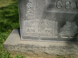 Ruth I. <I>Knight</I> Coats 