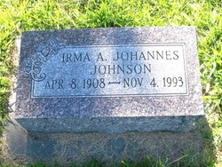 Irma A. <I>Johannes</I> Johnson 
