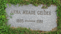 Anna <I>Meade</I> Geider 