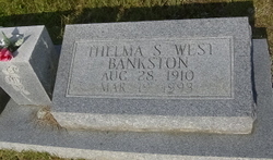 Thelma West <I>Sumrall</I> Bankston 