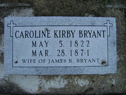 Caroline <I>Kirby</I> Bryant 