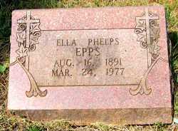 Ella Olive “Ollie” <I>Phelps</I> Epps 