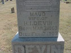 Maud F. <I>Wheny</I> Devin 