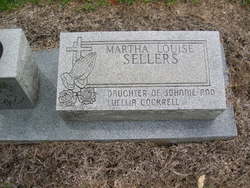 Martha Louise <I>Cockrell</I> Sellers 