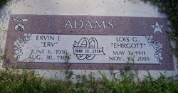 Lois Genevieve <I>Ehrgott</I> Adams 