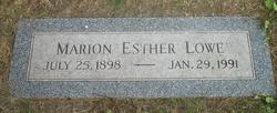 Marion Esther Lowe 