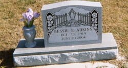 Bessie Irene <I>Potts</I> Adkins 