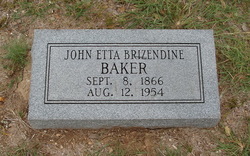 John Etta <I>Brizendine</I> Baker 