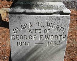 Clara E <I>Abbott</I> Worth 