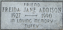 Frieda Jane “Aunt Cissy” <I>Tincher</I> Addison 