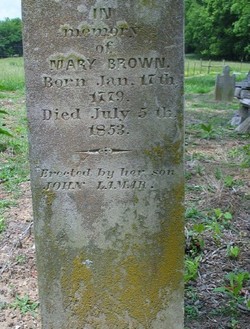 Mary “Polly” <I>Butler</I> Brown 
